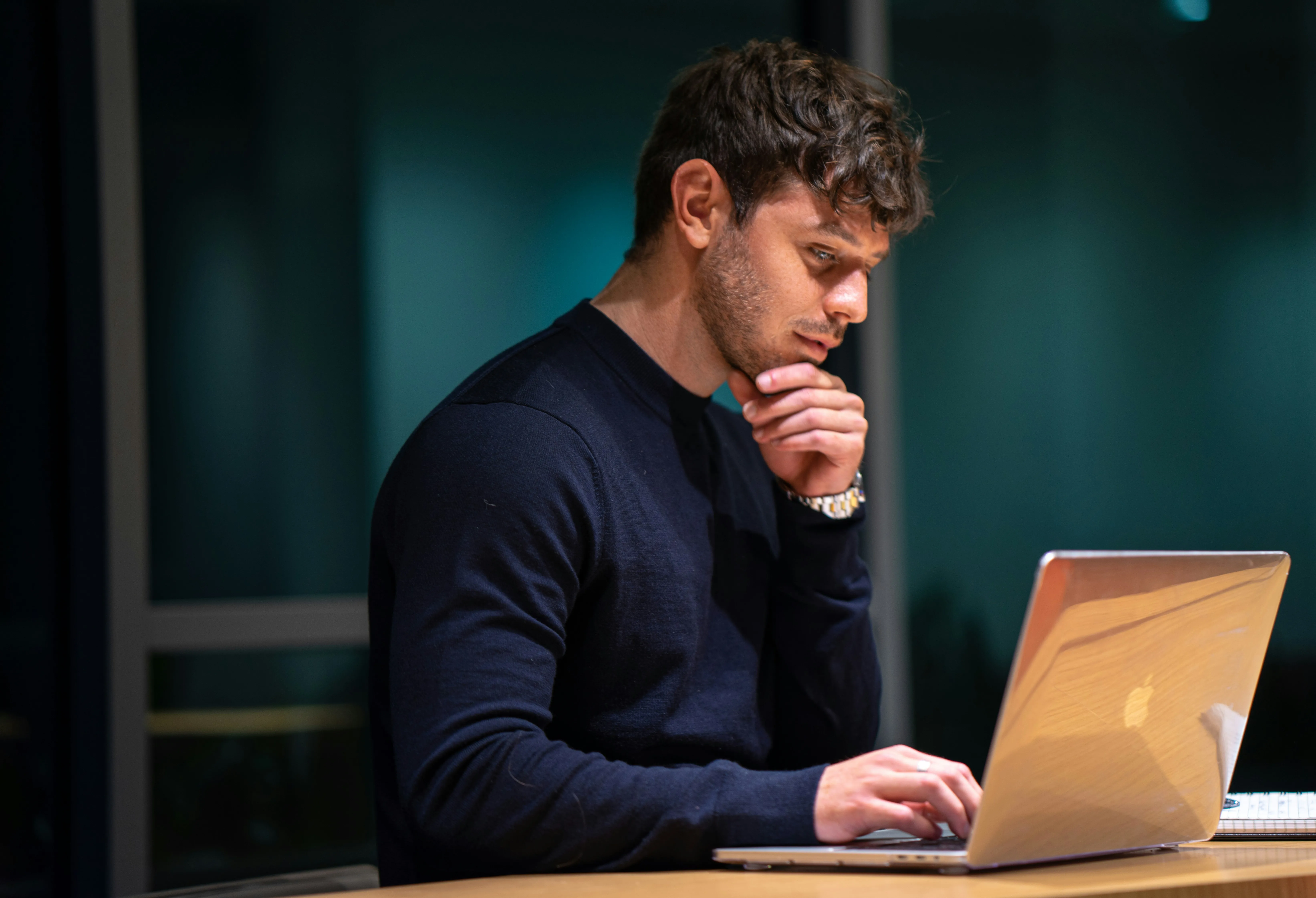 The Auxy AI team at work